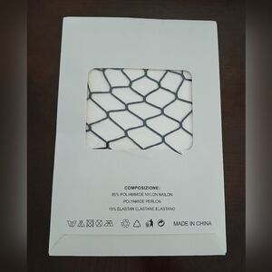 Fishnet Stockings High Waist Tights for Women Sparkle Rhinestone Fishn One Size